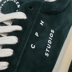 Copenhagen CPH433 Suede Forest Green Low-Top-Sneaker