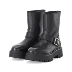 Copenhagen Plateaustiefelette CPH900 aus Leder schwarz Schnürschuhe