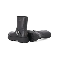 Copenhagen Plateaustiefelette CPH900 aus Leder schwarz Schnürschuhe
