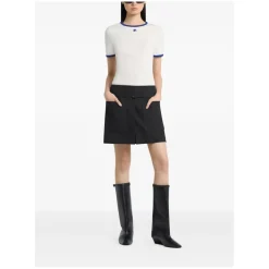 Courrèges Fitted White T-Shirt White T-Shirt