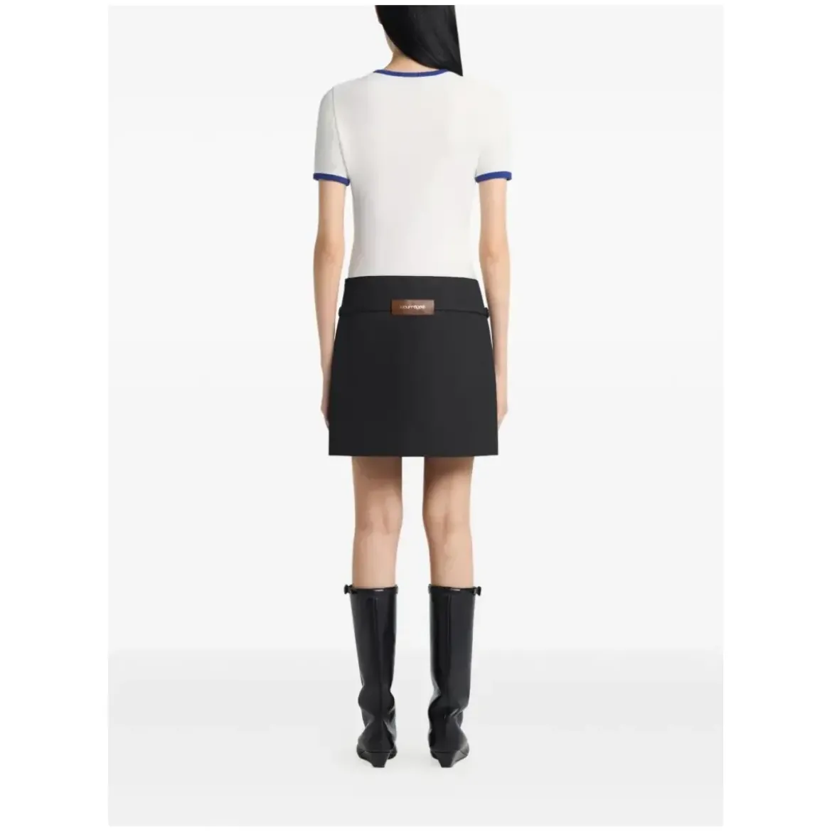 Courrèges Fitted White T-Shirt White T-Shirt