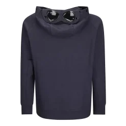 CP Company Hooded Open Sweatshirt Blue Sweatjacke