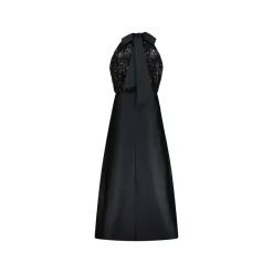 Dea Kudibal Abendkleid Monrie mit Pailletten Schwarz Abendkleid