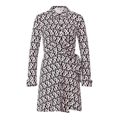 Diane von Furstenberg Midi-Kleid Didi mit Muster pink Midikleid