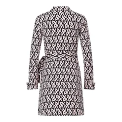 Diane von Furstenberg Midi-Kleid Didi mit Muster pink Midikleid