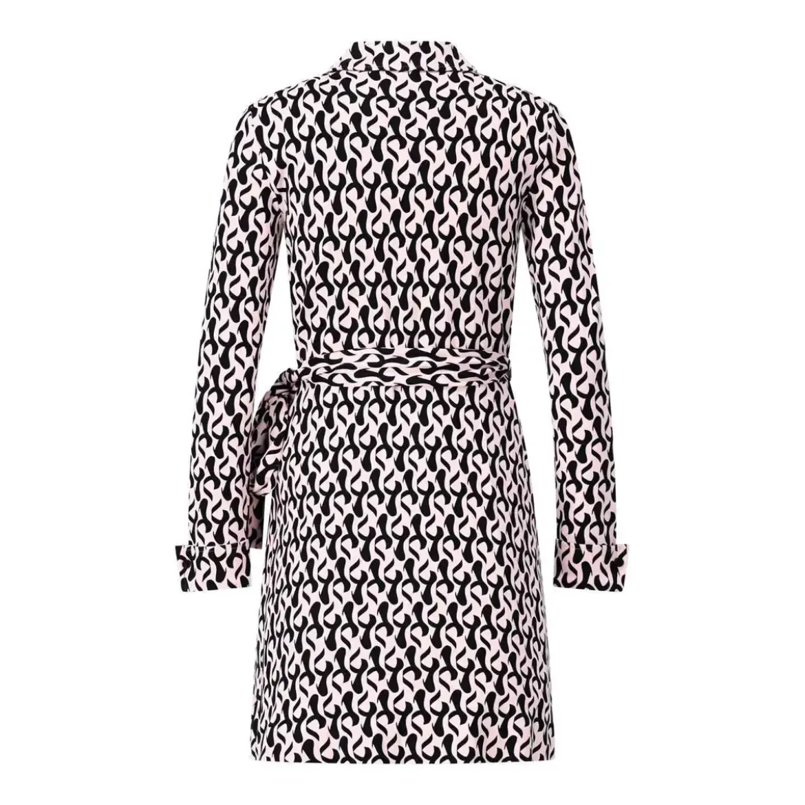 Diane von Furstenberg Midi-Kleid Didi mit Muster pink Midikleid