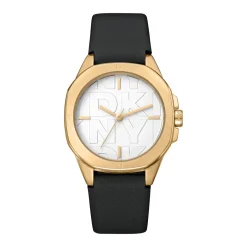 DKNY Quarzuhr Brooklyn Midi schwarz Quarzuhr