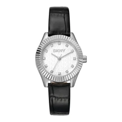 DKNY Quarzuhr Chambers Glitz schwarz Quarzuhr