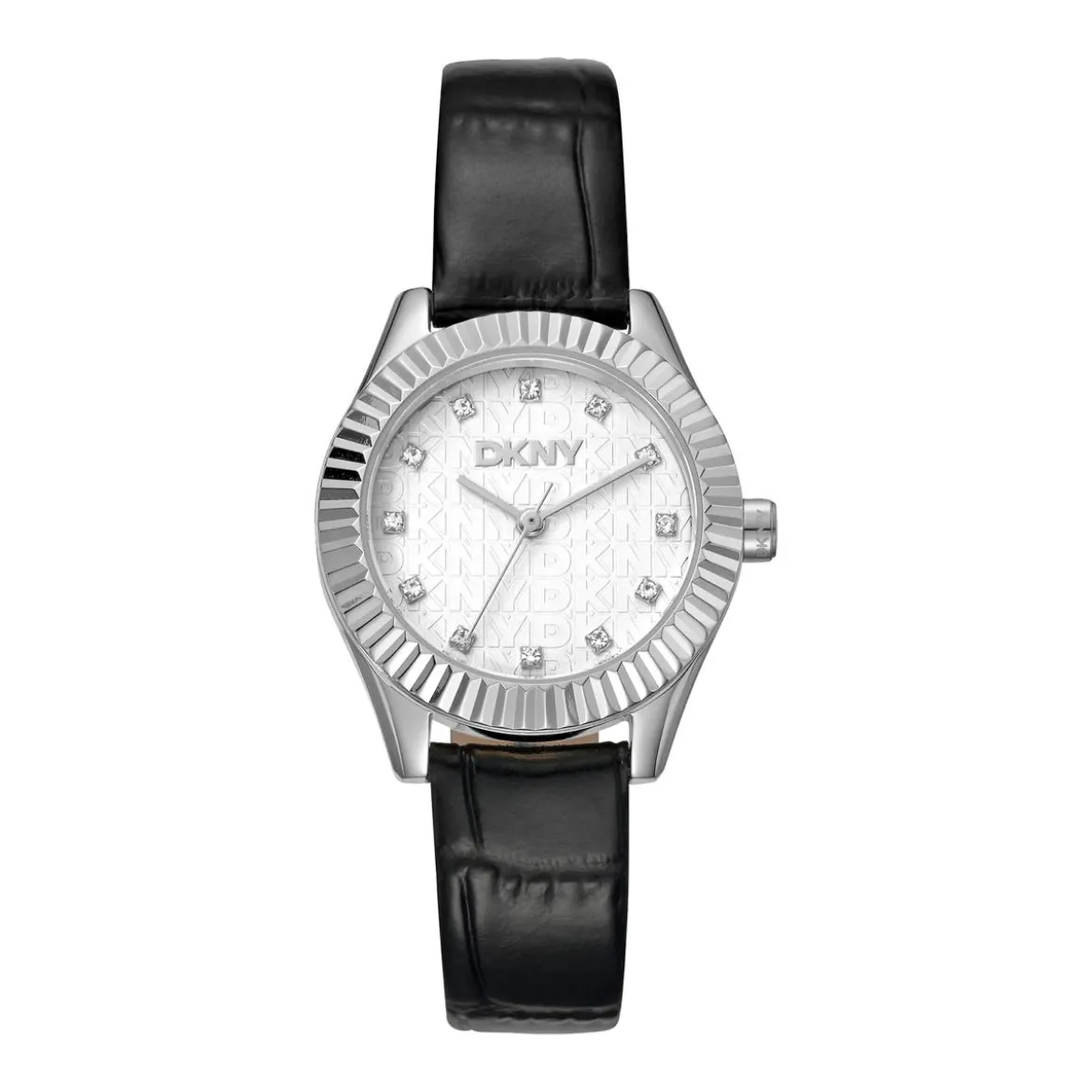 DKNY Quarzuhr Chambers Glitz schwarz Quarzuhr