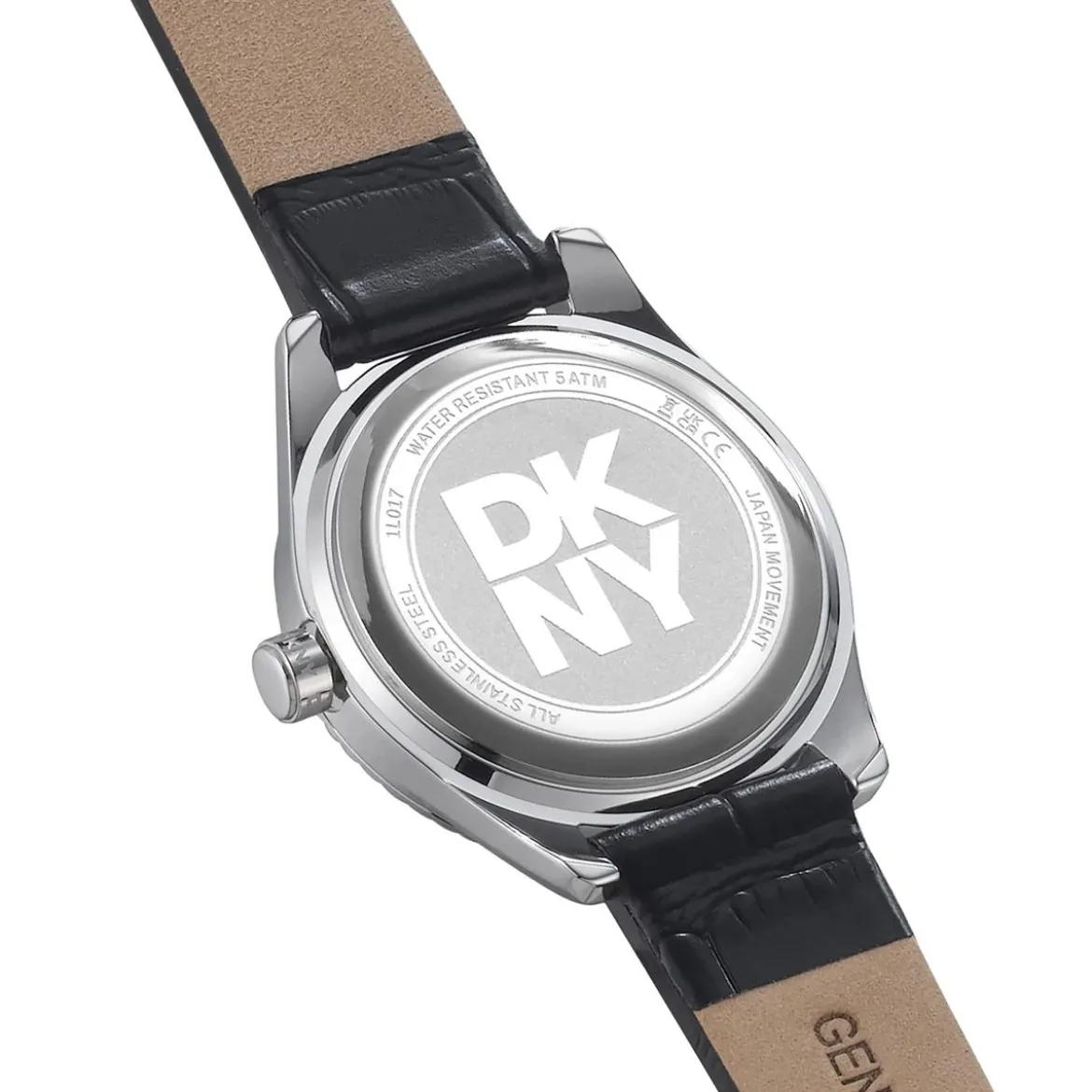 DKNY Quarzuhr Chambers Glitz schwarz Quarzuhr