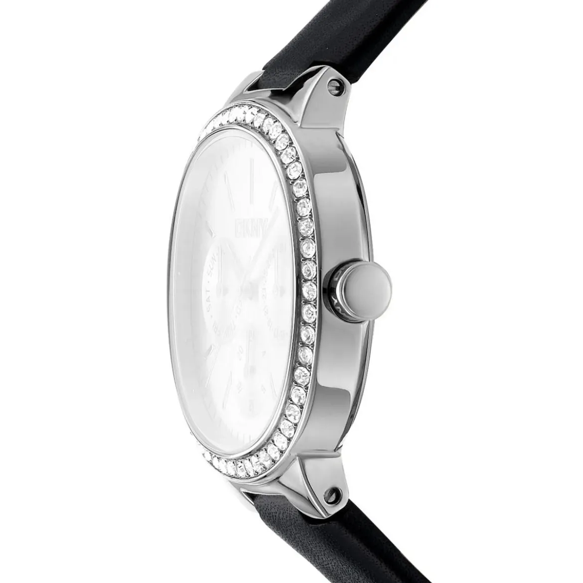 DKNY Quarzuhr Evening schwarz Quarzuhr