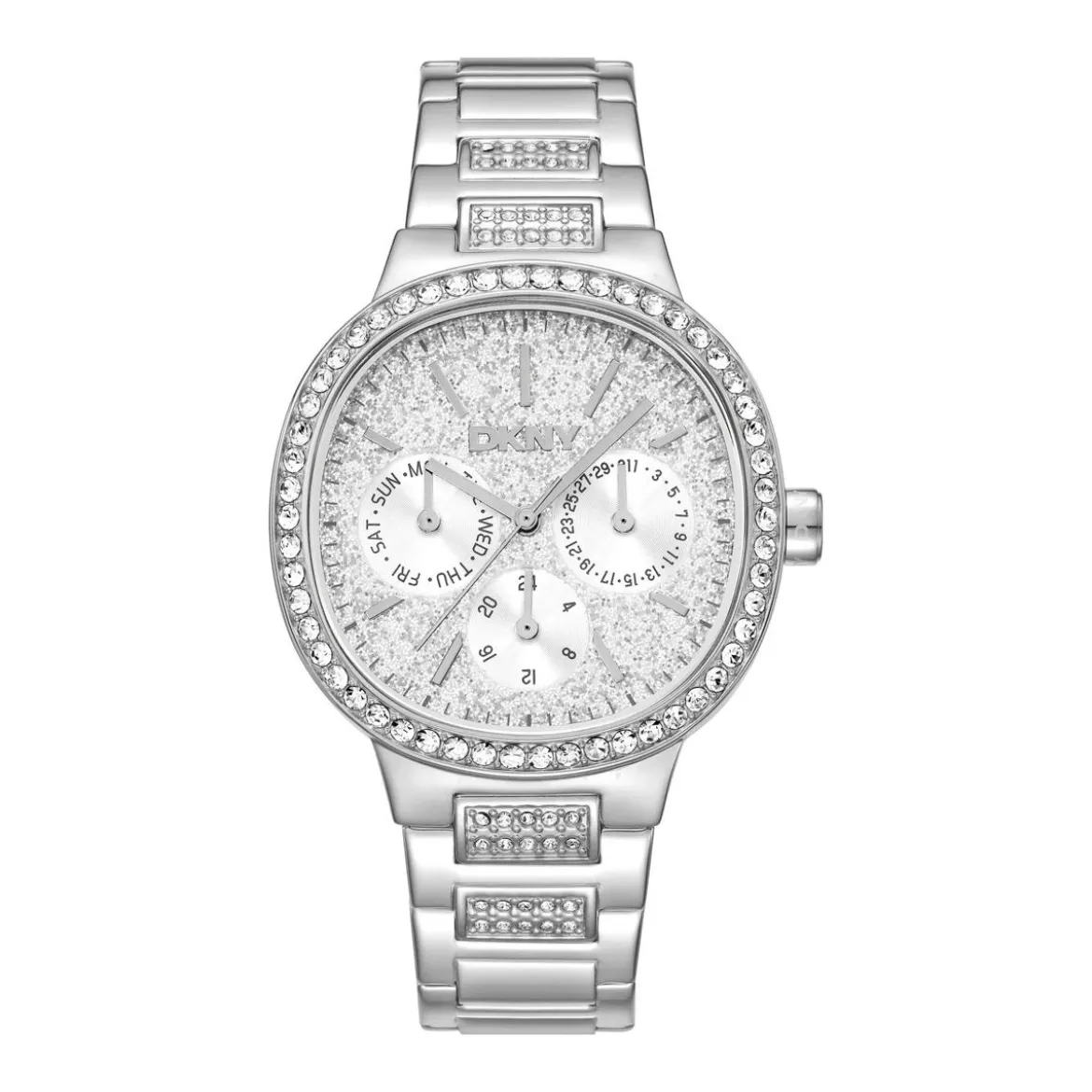 DKNY Quarzuhr Evening silber Quarzuhr