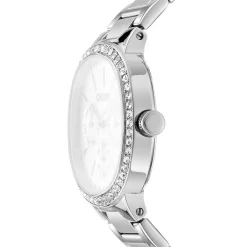DKNY Quarzuhr Evening silber Quarzuhr