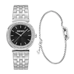 DKNY Quarzuhr Evening silber Quarzuhr