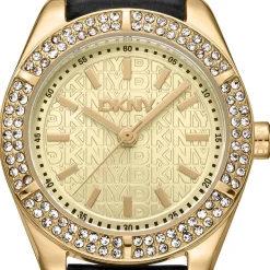 DKNY Quarzuhr Evening Watch schwarz Quarzuhr