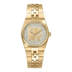 DKNY Quarzuhr Logo Watch gold Quarzuhr