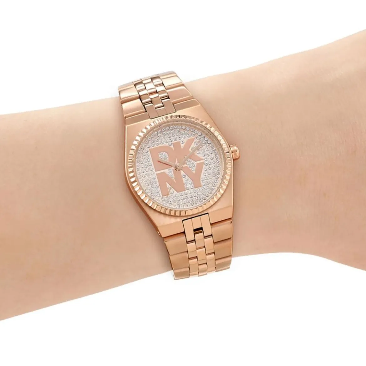 DKNY Quarzuhr Logo Watch rose Quarzuhr
