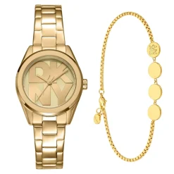 DKNY Quarzuhr Logo Watch Set gold Quarzuhr