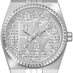 DKNY Quarzuhr Logo Watch silber Quarzuhr
