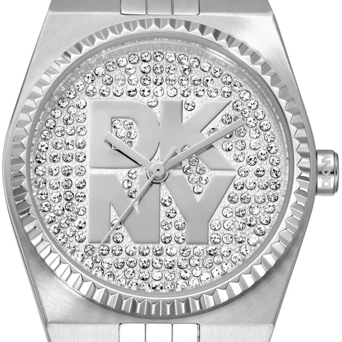 DKNY Quarzuhr Logo Watch silber Quarzuhr