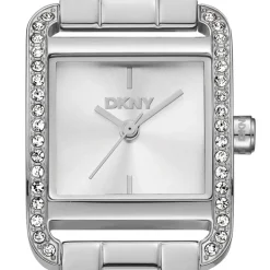 DKNY Quarzuhr Mini Square Watch Set silber Quarzuhr