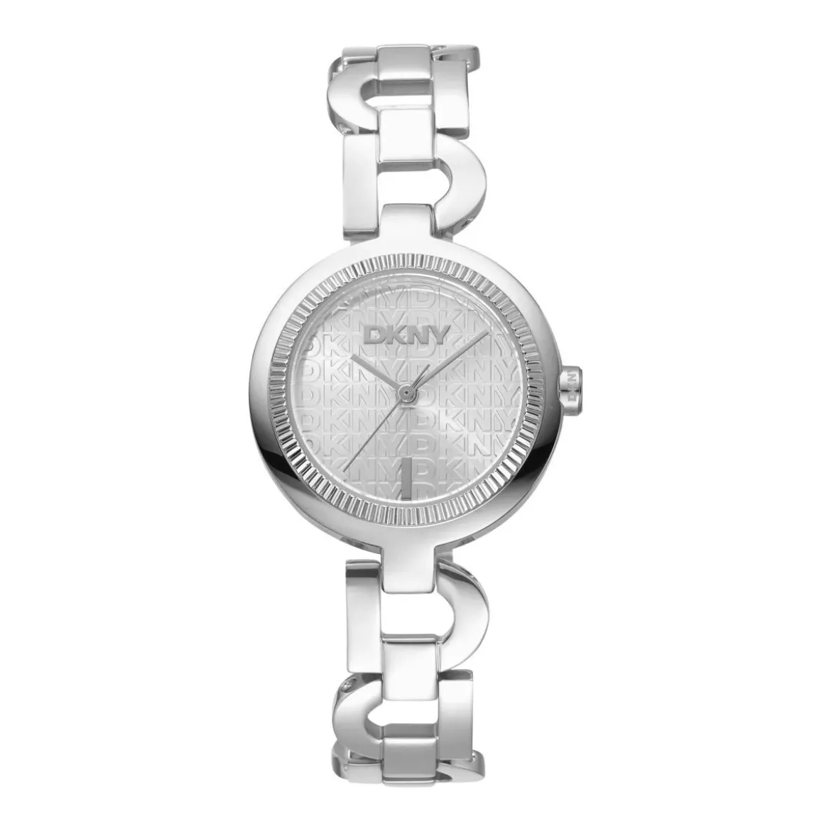 DKNY Quarzuhr Open Link Watch silber Quarzuhr