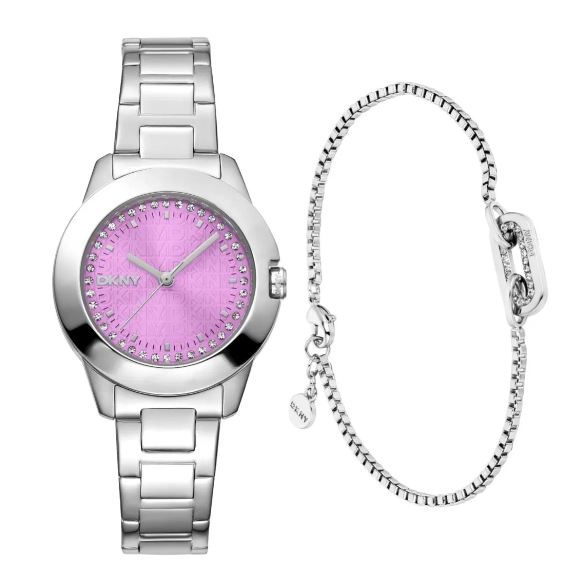 DKNY Quarzuhr Park Ave silber Quarzuhr