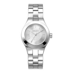 DKNY Quarzuhr Parsons Midi silber Quarzuhr