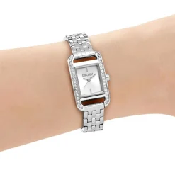 DKNY Quarzuhr Signature Square Watch silber Quarzuhr