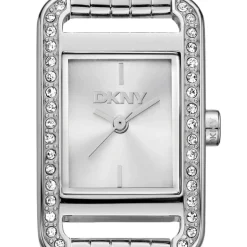 DKNY Quarzuhr Signature Square Watch silber Quarzuhr