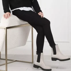 DKNY Rick Slip On Bootie Deep Vanilla Chelsea Boots