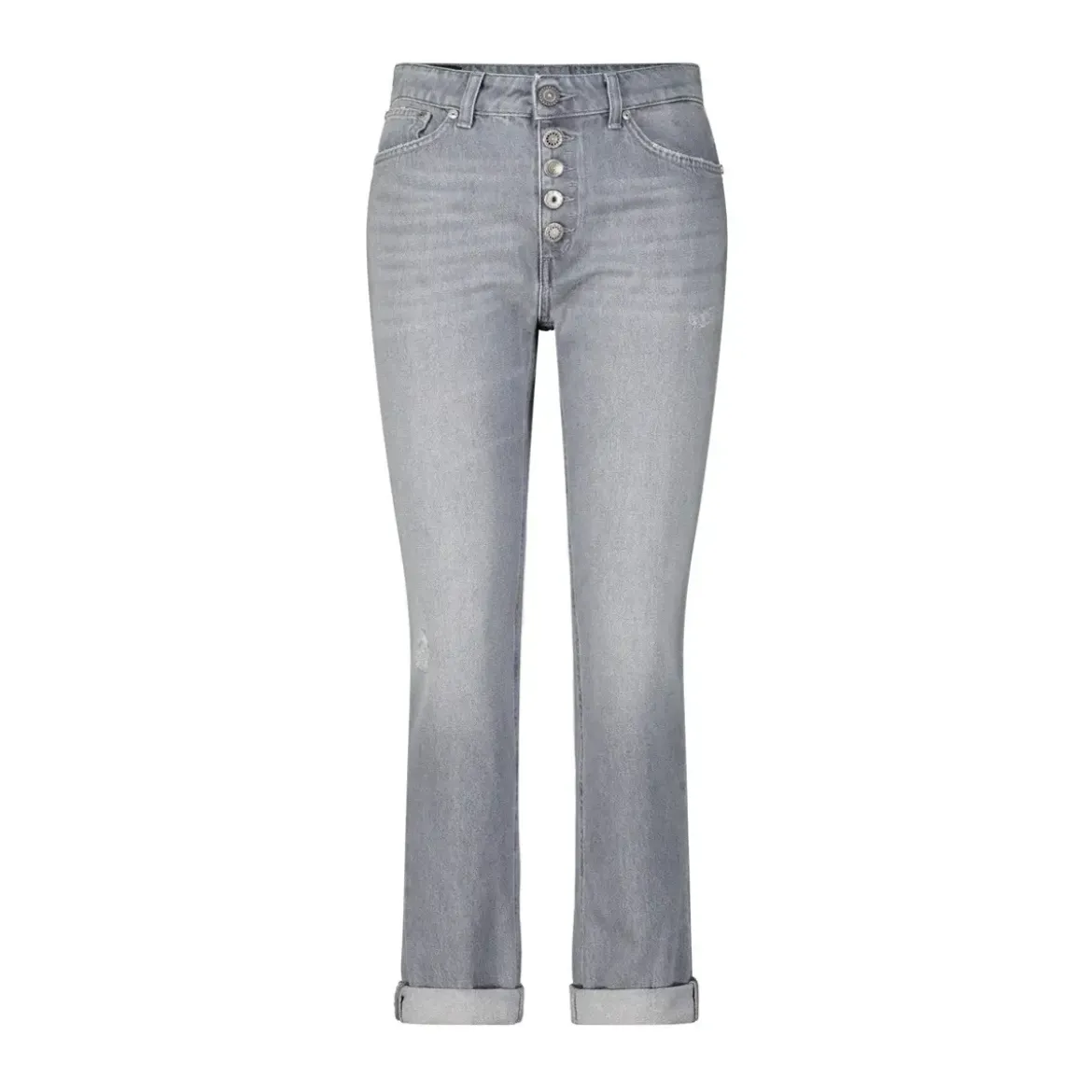 Dondup Relaxed-Fit Jeans Grau Straight Leg Jeans