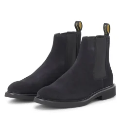 Doucal's Boots aus Veloursleder schwarz Schnürschuhe