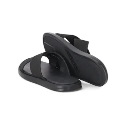 Doucal's Sandalen aus Leder schwarz Schnürschuhe