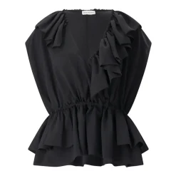Dries Van Noten Blusenshirt Cally schwarz Bluse
