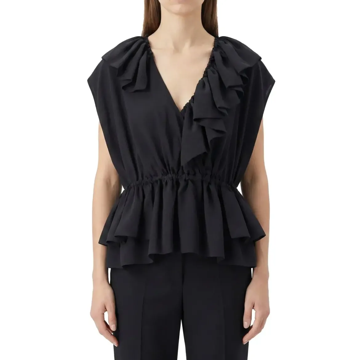 Dries Van Noten Blusenshirt Cally schwarz Bluse