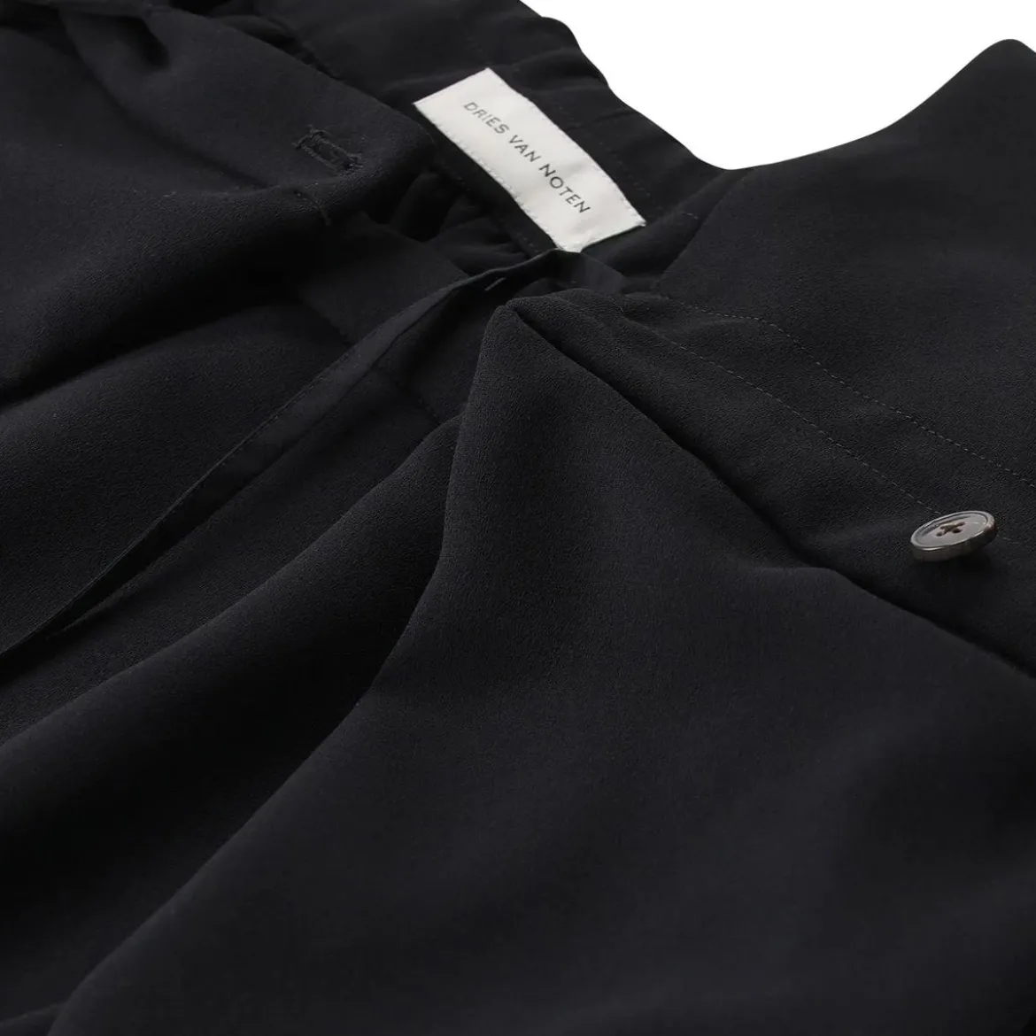 Dries Van Noten Midirock Sarunga schwarz Midirock