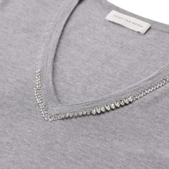 Dries Van Noten Pullover aus Wolle grau Pullover