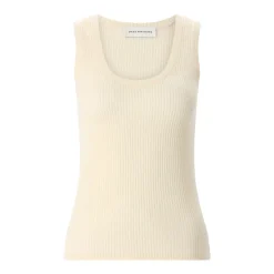 Dries Van Noten Top Tova aus Baumwollstrick beige Top