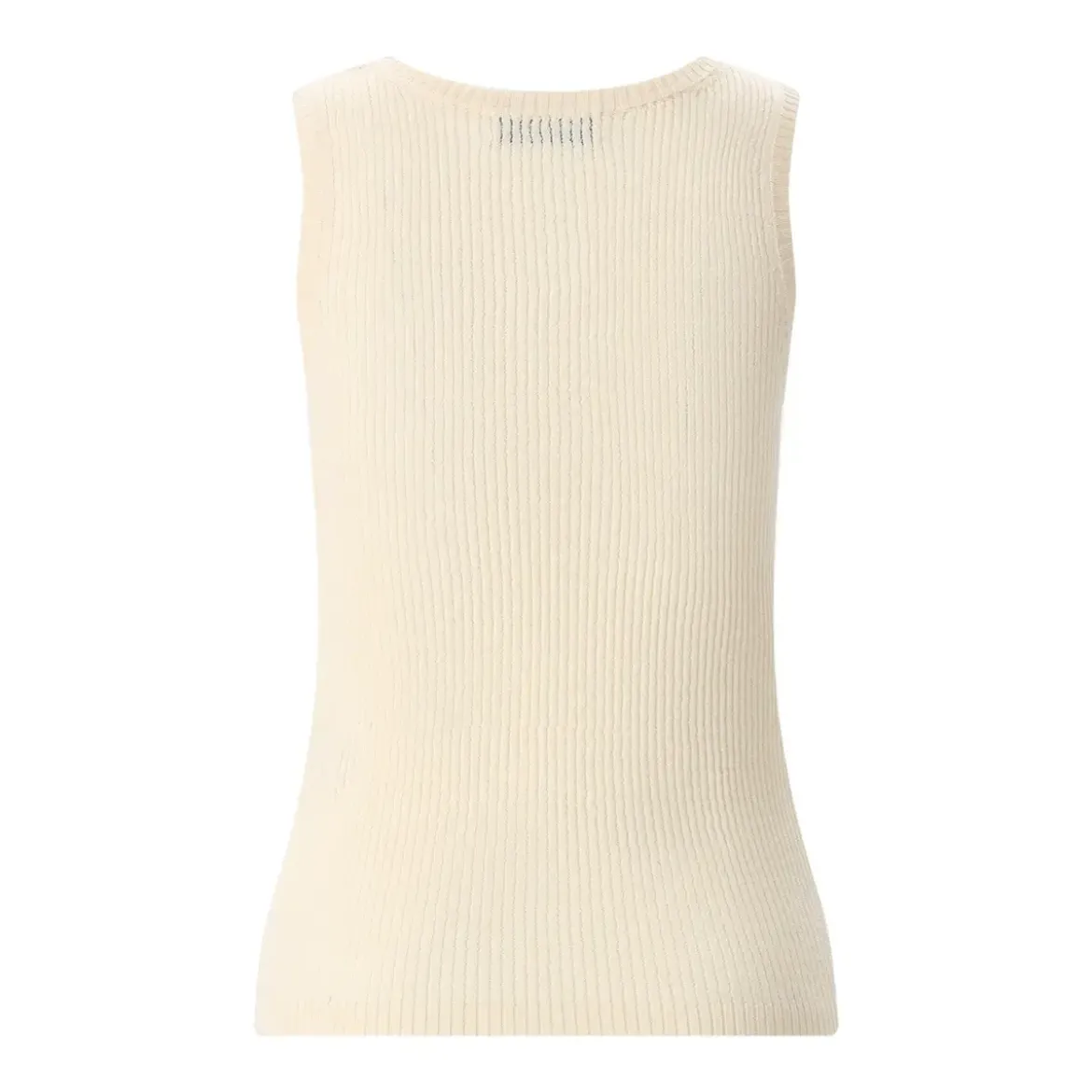 Dries Van Noten Top Tova aus Baumwollstrick beige Top