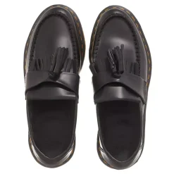 Dr. Martens Adrian YS Tassel Loafer Black Smooth Loafer
