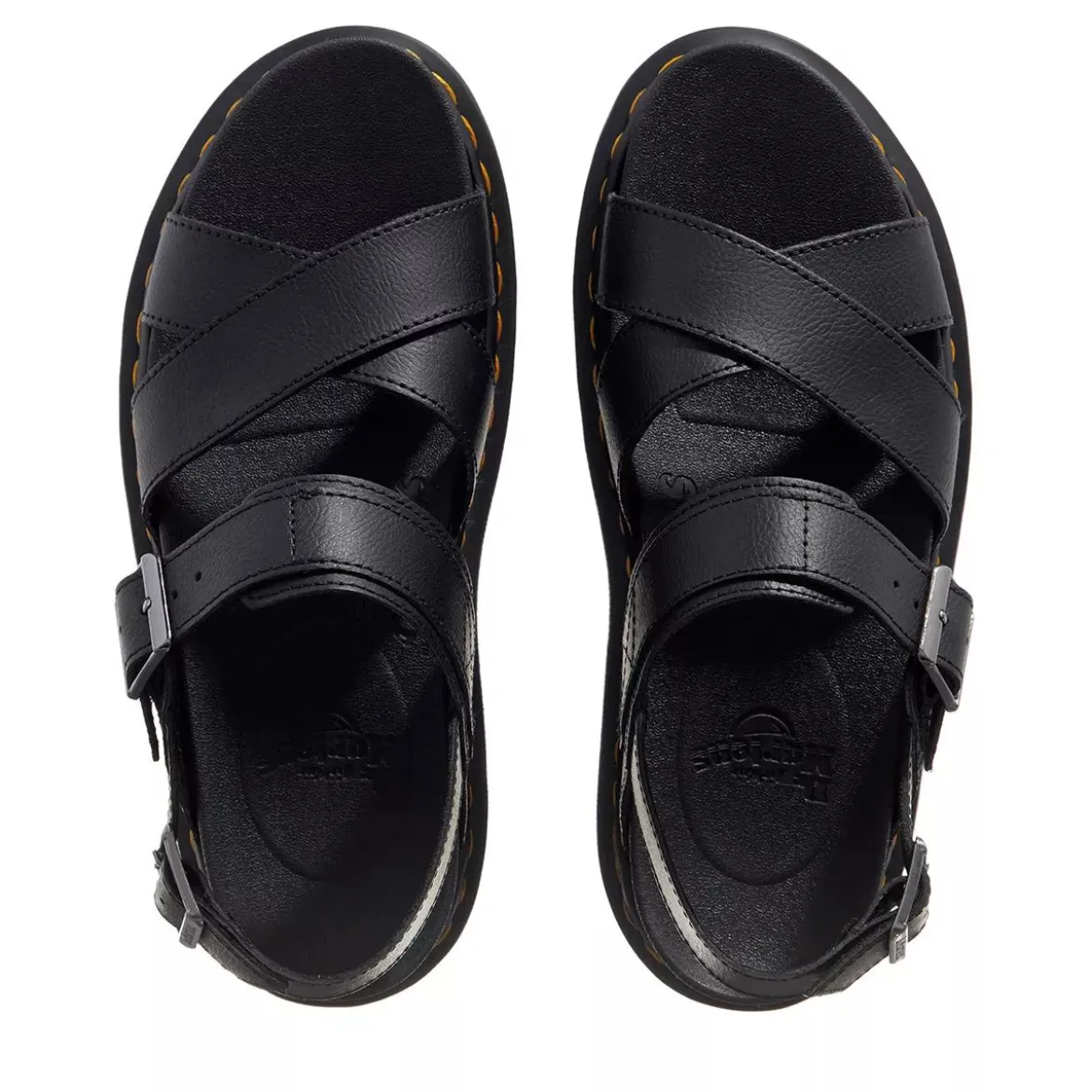 Dr. Martens Voss II Quad Black Riemchensandalen