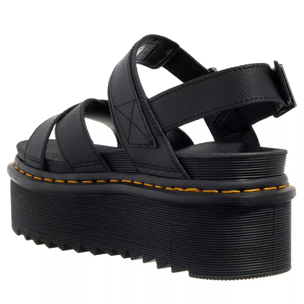 Dr. Martens Voss II Quad Black Riemchensandalen