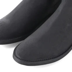 Dsquared2 Boots aus Leder schwarz Schnürschuhe
