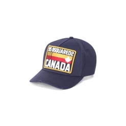 Dsquared2 Cap mit Stickerei blau Hut