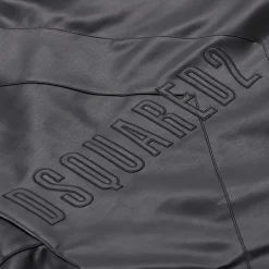 Dsquared2 Jacke aus Kunstleder schwarz Lederjacke