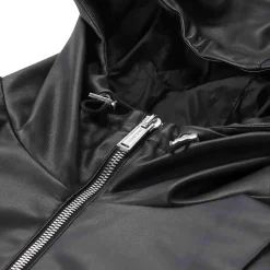 Dsquared2 Jacke aus Kunstleder schwarz Lederjacke