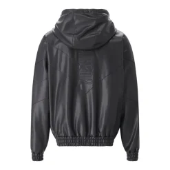 Dsquared2 Jacke aus Kunstleder schwarz Lederjacke
