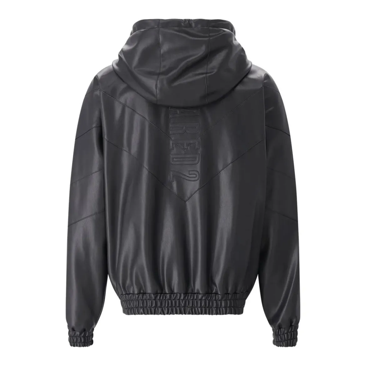 Dsquared2 Jacke aus Kunstleder schwarz Lederjacke