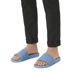 Dsquared2 Pantoletten mit Logo-Muster blau Slides